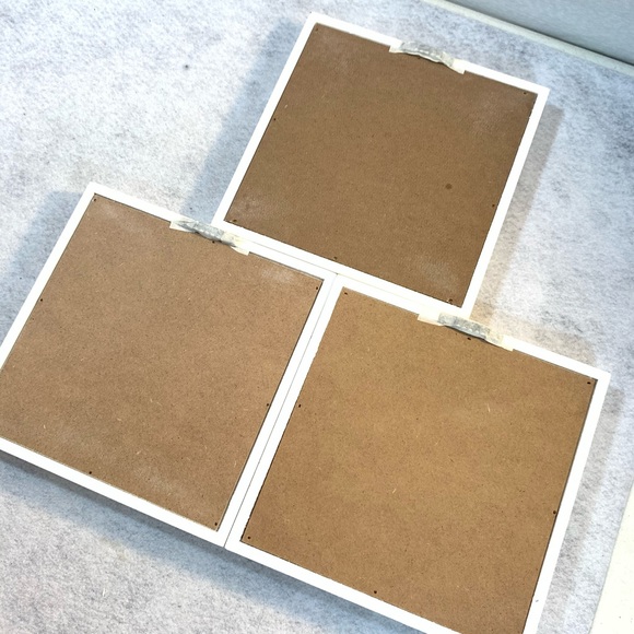 Set of 3 Tide And Tales Pastel Unicorn Wall Decor, 7" x 7" 3D - Picture 6 of 10